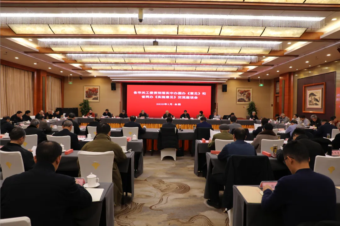 安徽省關工委貫徹落實中辦國辦《意見》和省兩辦《實施意見》交流座談會召開