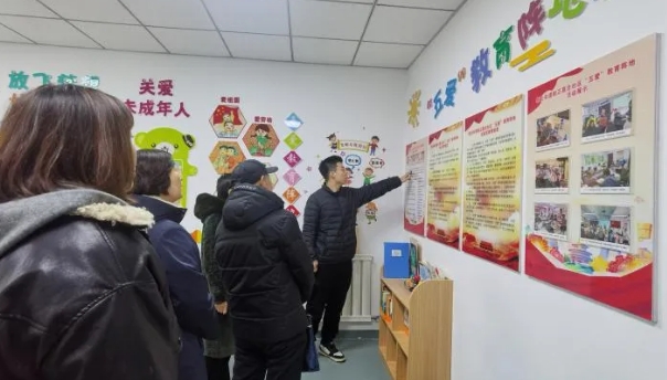 天津市濱海新區(qū)中部區(qū)域關(guān)工委調(diào)研“五愛”教育陣地 充分發(fā)揮“五老”作用 提升陣地建設(shè)水平