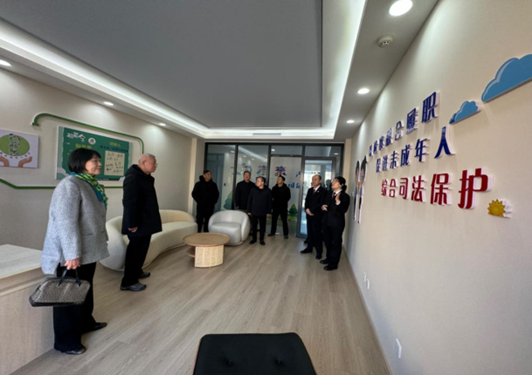遼寧省大連市關工委到甘井子區檢法兩院調研青少年普法宣傳教育工作